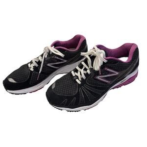 New Balance Barringer 890 Rev Lite Running Shoes/ Athletic BLK Purple, EUC Sz 10